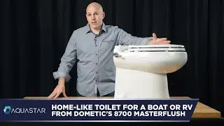 Home-Like Toilet For a Boat or RV from Dometic's 8700 Masterflush