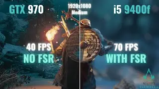 No FSR vs FSR on GTX 970 | Assassin's Creed Valhalla