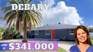LOVELY, FULLY FENCED, LAKEFRONT Home For Sale in Debary!
