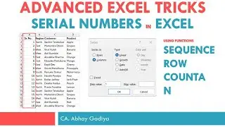 Getting Serial number starting 1 to 1000 instantly