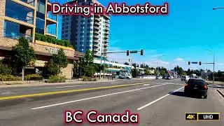 Driving in Abbotsford BC Canada