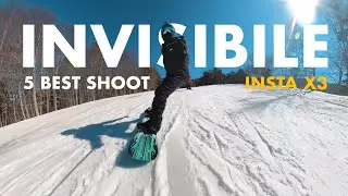 INVISIBILE CAMERA DRONE - 5 Best snow Shoot con INSTA360 X3