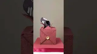 Торт "Подарочная коробка" #бархатныетяги #cakedecorating #торт