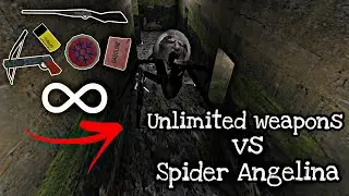 Unlimited Weapons VS Spider Angelina (Granny Update 1.8)