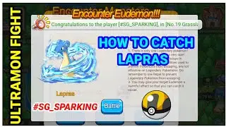 HOW TO CATCH LAPRAS IN ULTAMON FIGHT POKEMON GAME #SG_SPARKING #gaming @Pokedon2_