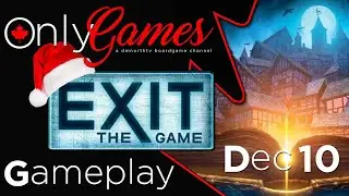 Exit The Game 2022 Advent Calendar: The Hunt For The Golden Book (December 10) Board Game Gameplay