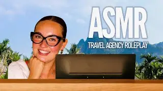 ASMR ✨ Your Dream Vacation Roleplay🏝️ Relaxing Travel  Agent Chat with Keyboard Clicks & Sounds