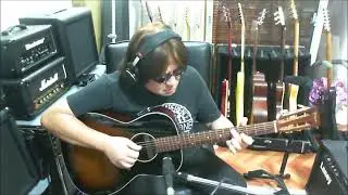 Solo Acoustic Guitar Performance of Takamine SAN-06 with Fishman NEO-D