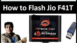 How to Flash Jio  F41T !! SPD CPU BY/Miracle Box