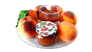 Caramelized peach jam