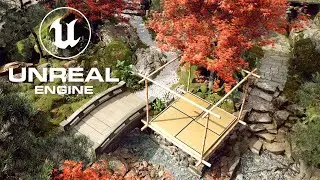 Unreal Engine 5 Lumen & Nanite -Japanese Garden + Hans.J.Wegner - Quixel Megascans