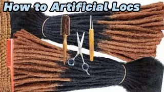 Mastering How to make Blended Artificial Locs