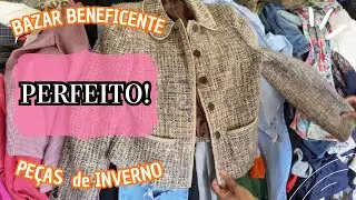 MEGA BAZAR BENEFICENTE - Peças de inverno com um precinho incrível