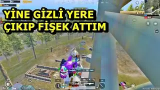 YİNE GİZLİ YERE ÇIKIP FİŞEK ATTIM ! BATUR GAME SOLO SQUAD PUBG MOBİLE