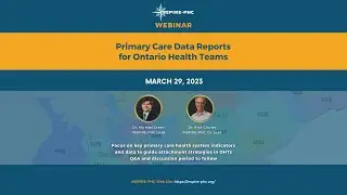 Primary Care Data Reports for Ontario Health Teams