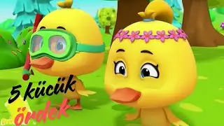 Çocuklar için Beş Küçük Ördek + Daha Fazla Eğitici video ve Sayma Kafiyeleri