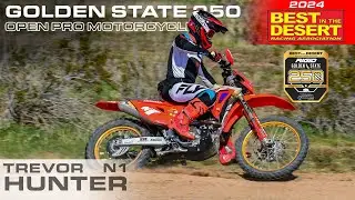 Full Race: 2024 BITD Golden State 250 | Open Pro Motorcycle | CRF450X Desert Racing