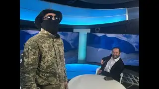 Илья Пономарев и боец Русского Добровольческого Корпуса Владимир (псевдо Кардинал) на «Утре Февраля»