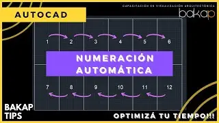 Numeración automática en Autocad
