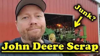 Scrapping a Slant Dash John Deere A
