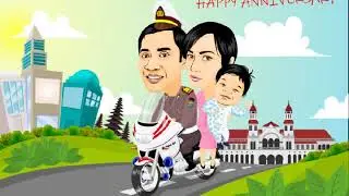 animasi karikatur (caricature animation)