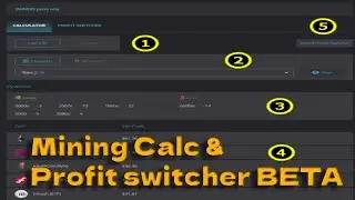 Автопереключатель майнинга на raveos \ Mining Calc & Profit switcher