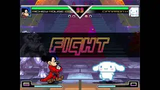 Mickey Mouse EX VS Cinnamon X | M.U.G.E.N