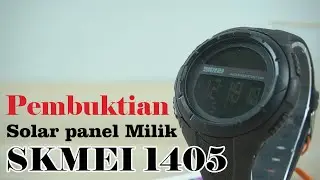 Pembuktian Panel Solar display SKMEI 1405 dan Review SKmei 1405 Solar Panel Sport || Bongkar mesin