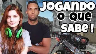 EU E ELISA JOGANDO O QUE SABE KKK | CROSSFIRE AL