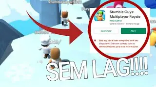 COMO BAIXAR Stumble Guys em celular fraco+Como diminuir o LAG do Stumble Guys