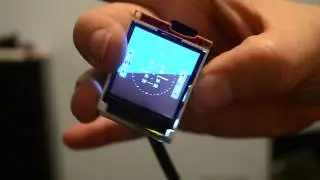 Artificial horizon tft display for scale cockpit FPV