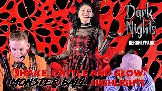 Shake, Rattle And Glow: MONSTER BALL HERSHEYPARK DARK NIGHTS 2024 Highlights! Character DANCE Party!