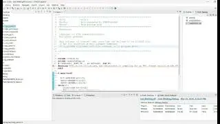 Simulation in LED blinking using STM32 in Proteus .