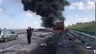 Heavy car Crash on Autobahn!