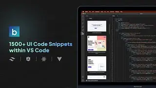 blox - 1500+ UI Code Snippets within VS Code