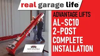 AL-SC10 2-Post Lift Complete Install