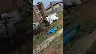 МотоПомбур приямки для скважины #shorts
