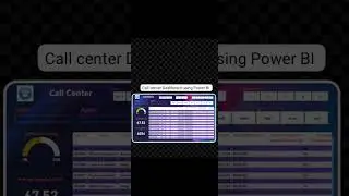 power bi Project call center Dashboard #power#bi  #interview #shorts #project #analysis #tutorial