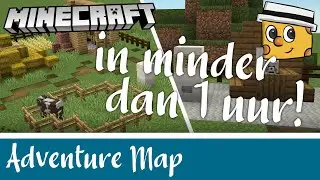 Minecraft Adventure Map maken in MINDER DAN 1 uur! [Challenge]