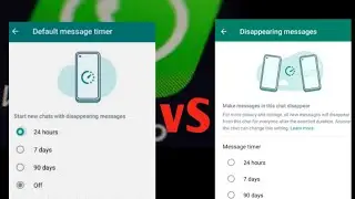 অটোমেটিক মেসেজ ডিলিট | disappearing massage | Default massage in whatsapp.