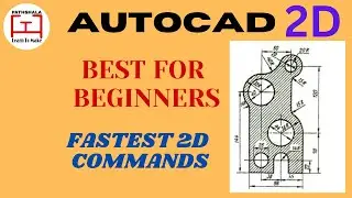 AutoCAD 2D Practice For Beginners||How To Draw in AutoCAD||AutoCAD Tutorial||#Engg. Pathshala