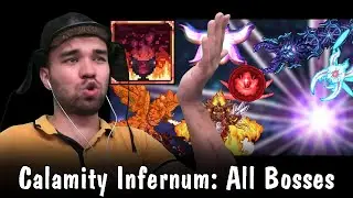 GGGAME смотрит Terraria Calamity Infernum: All Bosses || Реакция GGGAME !!!