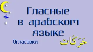 Гласные в арабском языке❗Огласовки❗Транскрипция в описании📌