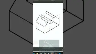 Isometric view from orthographic views (Full video in description) 