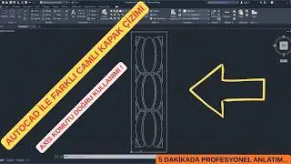AutoCAD'de AXIS Komutu ile Karmaşık Desenli Kapak Nasıl Çizilir?