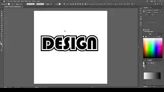 How to Outline Text in Adobe Illustrator | Step-by-Step Tutorial for Beginners l jk design studio