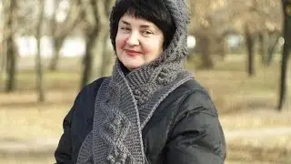 Scarf hood knitting Part 1