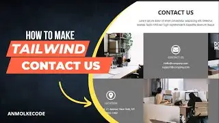 Tailwind CSS Contact Form Tutorial | Tailwind CSS Contact Form Styling Tips