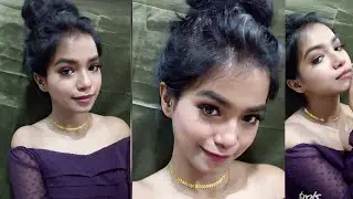 Purple smoky 🌺eye makeup tutorial
