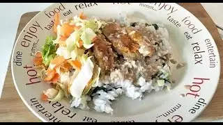 Vienna Schnitzel with Rice